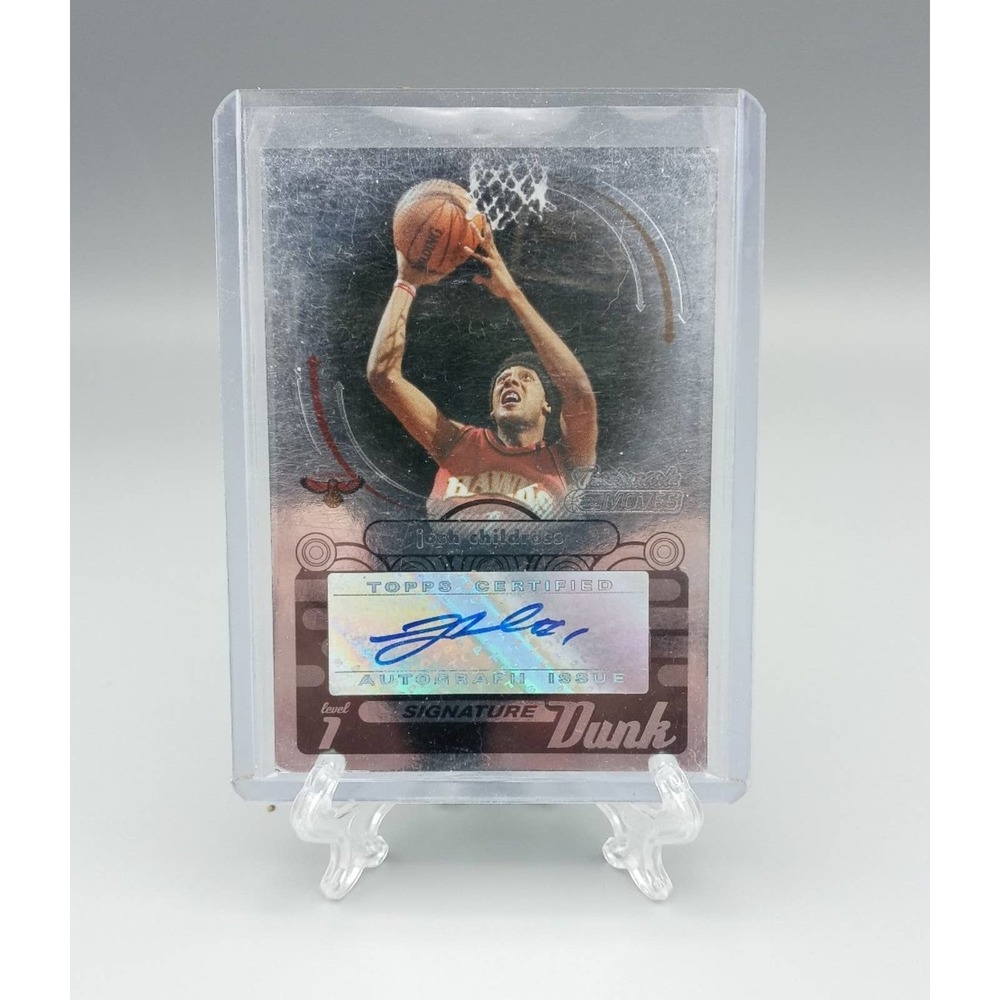 Josh Childress Autographed Basketball Card 14/35
